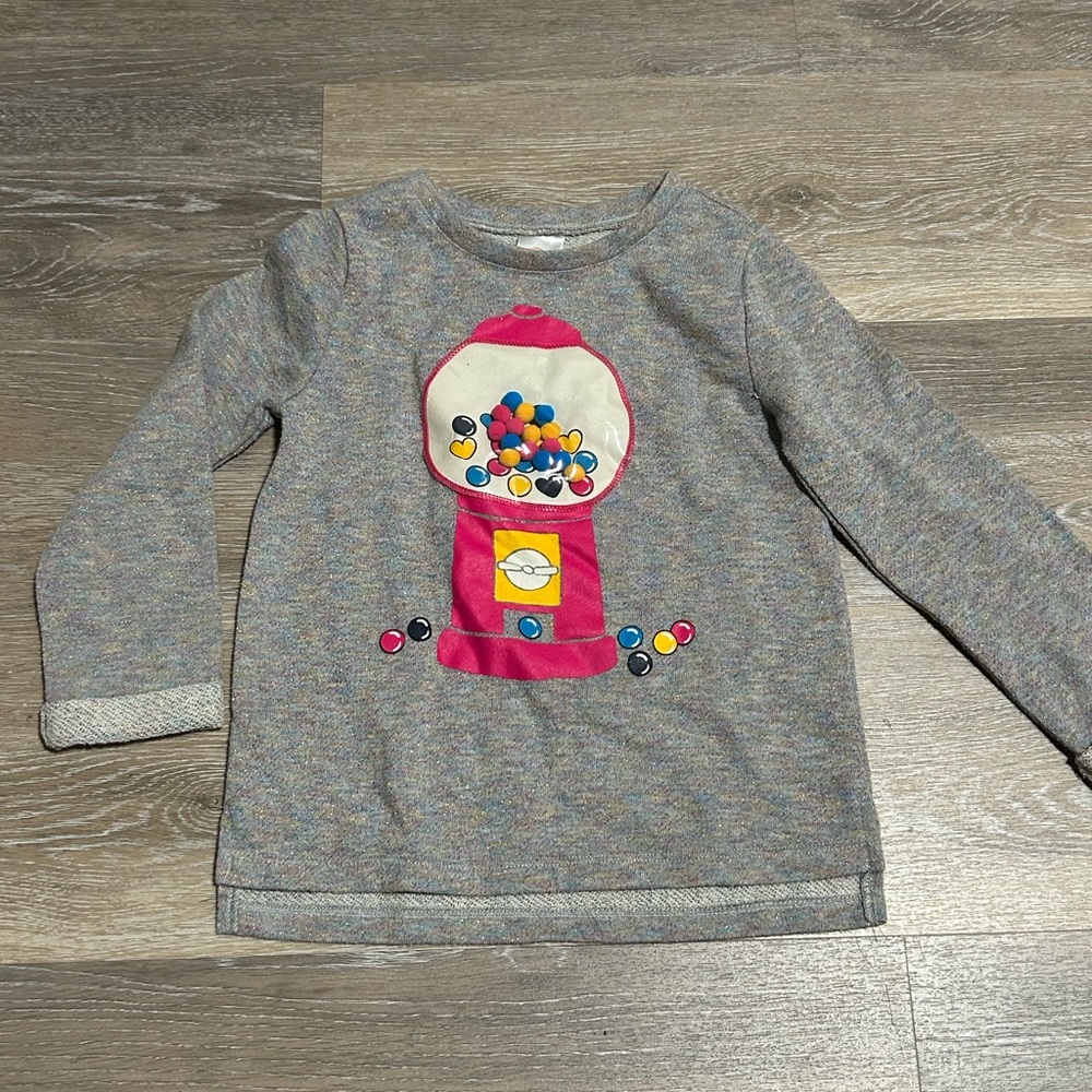 5t grey long sleeve sweatshirt